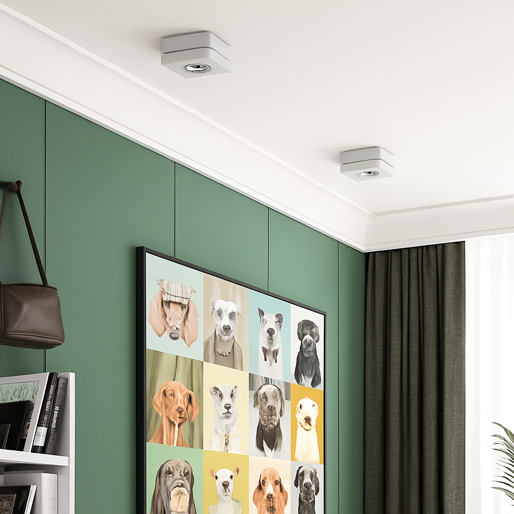 Plafonniers LED Spot 360 degrés Rotation Downlights AC85-265V 7W 10W 12W 15W pliant COB LED Downlights monté en Surface - vue 7 sur 7