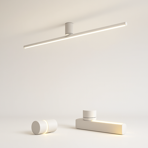 Nordic minimalist ceiling lights for bright interiors - vue 3 sur 16