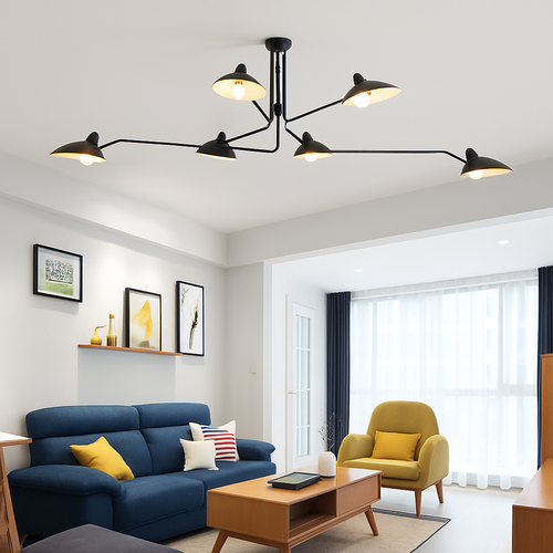 Plafonniers modernes de style nordique pour salon chambre à coucher lampe Luminaire suspendu luminaires industriels pour la maison Art déco - vue 2 sur 18