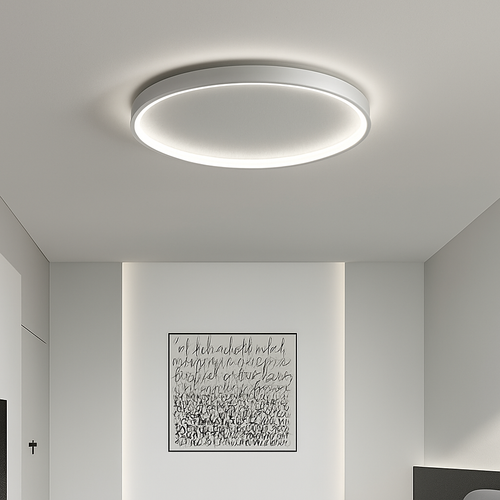 Modern minimalist nordic luxury round creative ceiling light - vue 6 sur 10