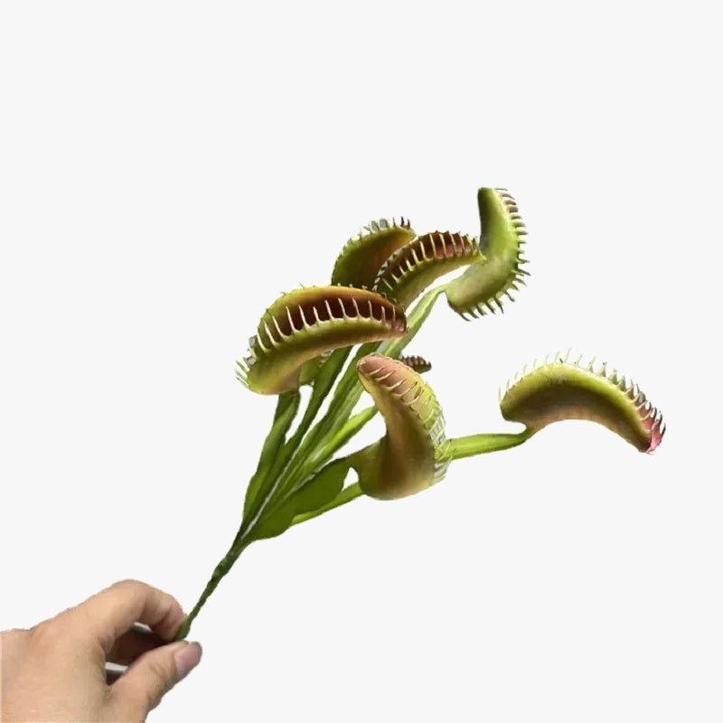 plante artificielle attrape-mouches décoration tropicale pour bureau