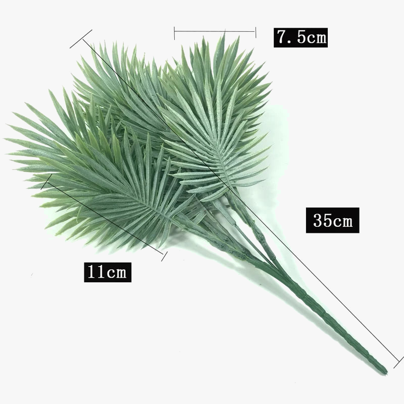 plantes artificielles monstera et palmier pour décoration intérieure et extérieure
