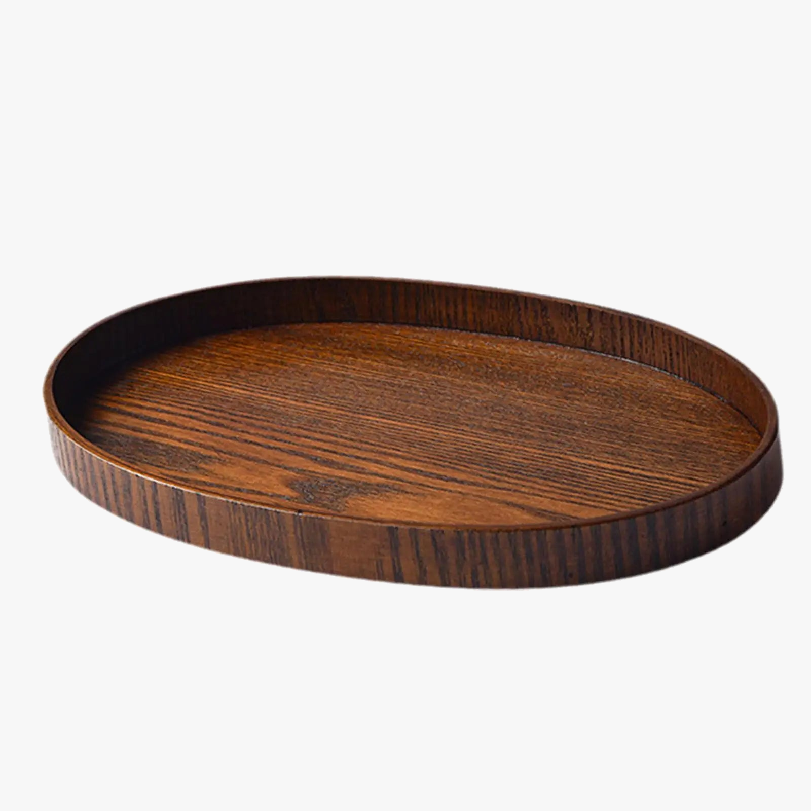 plateau en bois pour service aliments fruits pain dessert