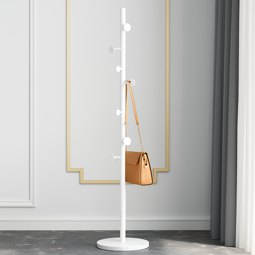 porte-manteau sur pied avec base en marbre pour vêtements