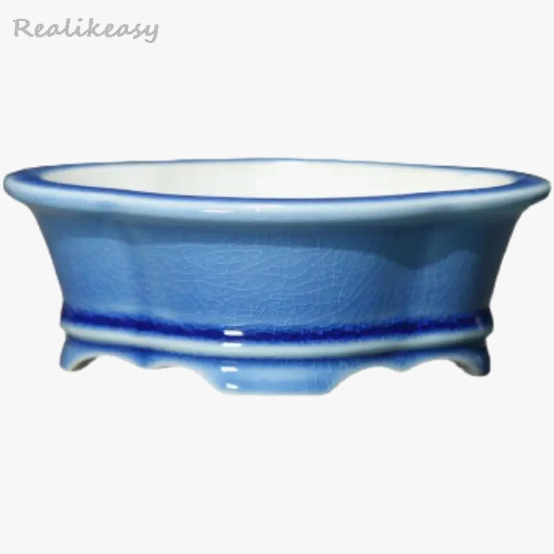 pot de fleur créatif en céramique émaillée pour décoration intérieure