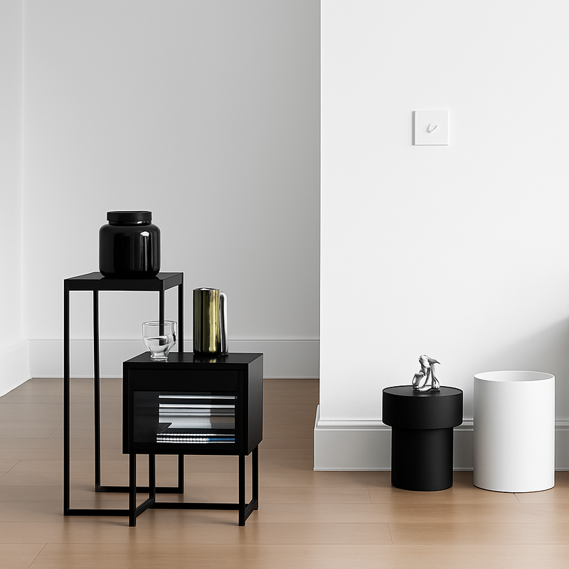 Prise double RJ45 en acier blanc mat bords arrondis