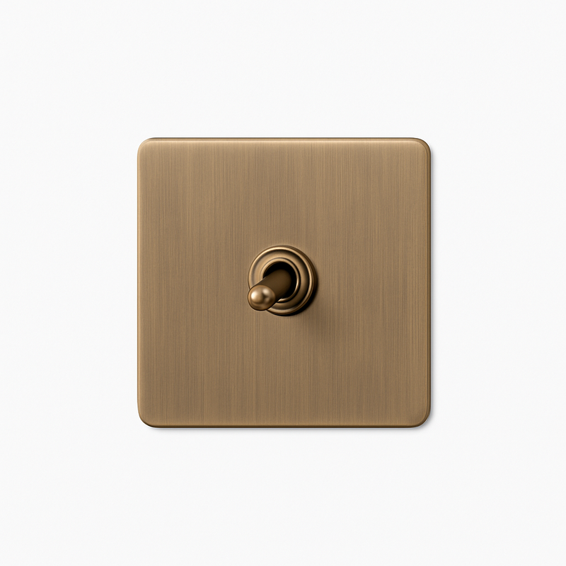 Prise double RJ45 en acier gris brossé bords arrondis