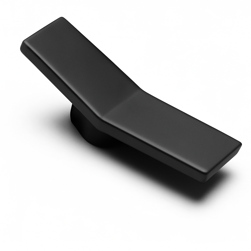 Prise électrique en acier gris foncé brossé