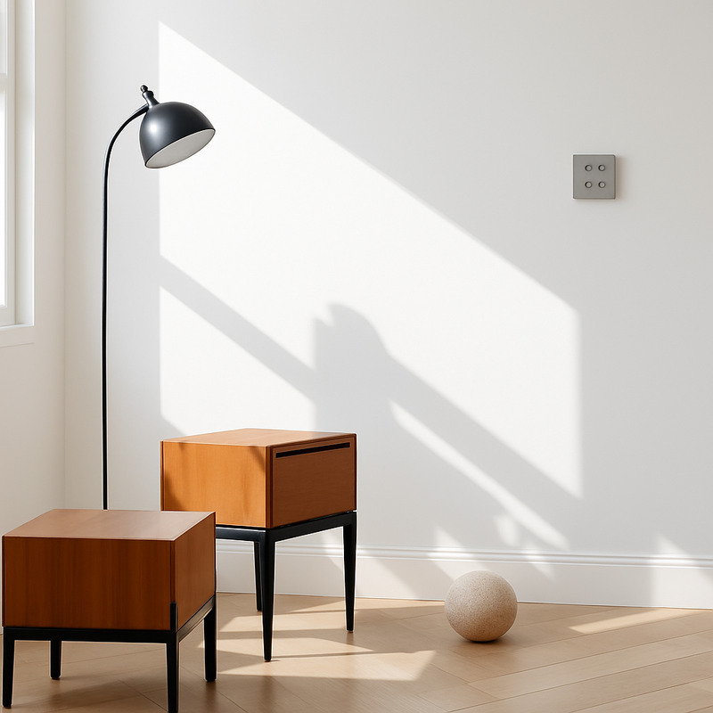 Prise électrique et double USB et USB type C en acier gris foncé brossé