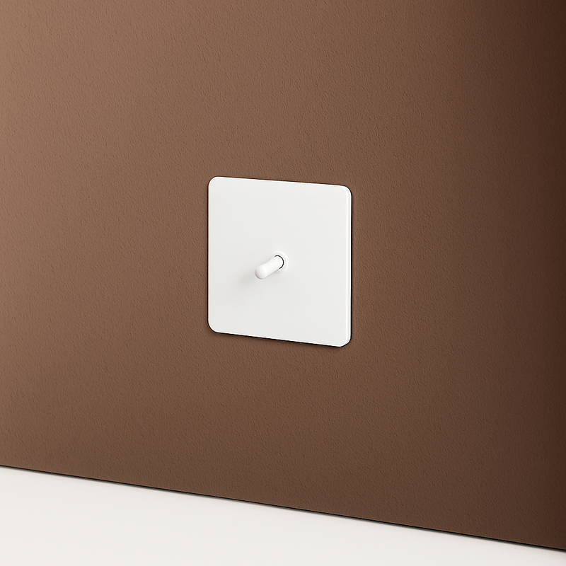 Prise électrique et double USB (Europe) en acier blanc mat bords arrondis