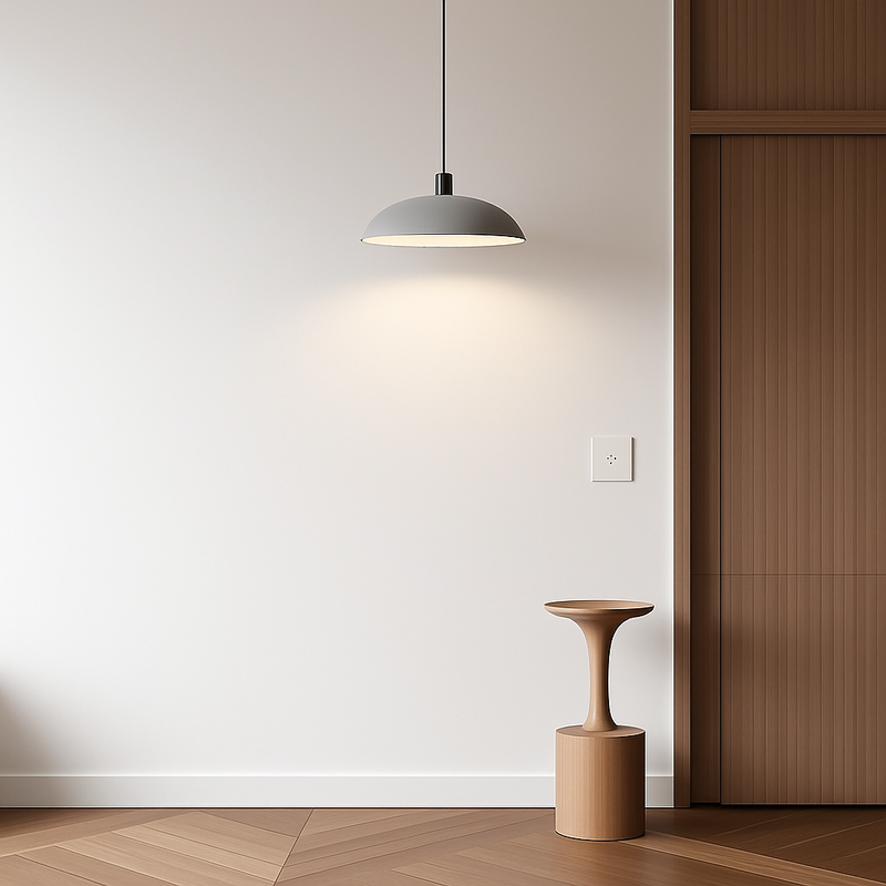 Prise électrique (Europe) en acier blanc mat