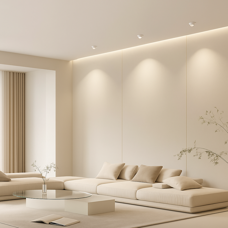 Projecteur Led encastré plafonnier Angle réglable Spot lumière COB 75mm ouverture 7W Foco réglable rotatif pour salon maison