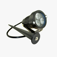 Waterproof LED floodlight for multicolour outdoor lighting