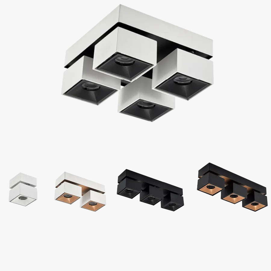 Projecteurs carrés lumineux pliables