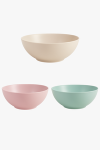 Eco-friendly wheat straw salad bowl, Japanese style