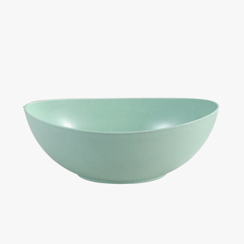 Eco-friendly wheat straw salad bowl japanese style microwave-safe