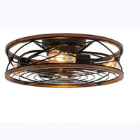 Salon plafonnier Invisible ventilateur lumière moteur à courant continu 110V 220V étude salle à manger lumière nordique moderne chambre ventilateur de plafond lumière