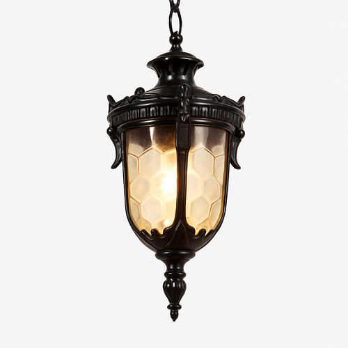 SANDIY Rétro Lustre Vintage Extérieur Plafond Suspension Europe Suspension pour Jardin Porche Balcon Cour Éclairage Public - vue 2 sur 12