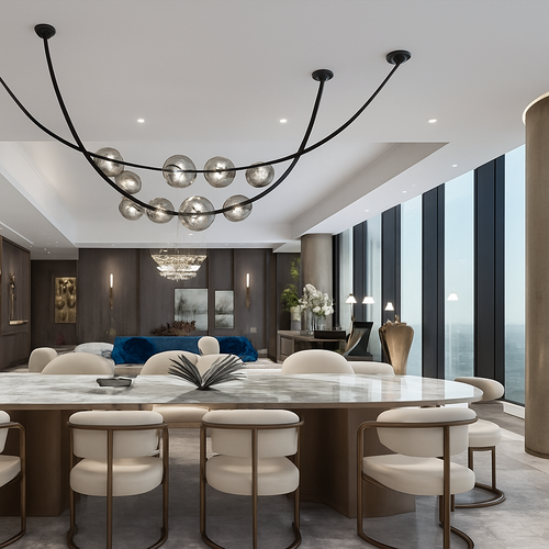 sandyha lustre led en cuir design suspension éclairage décoration