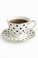Service a the anglais porcelaine fine peint main