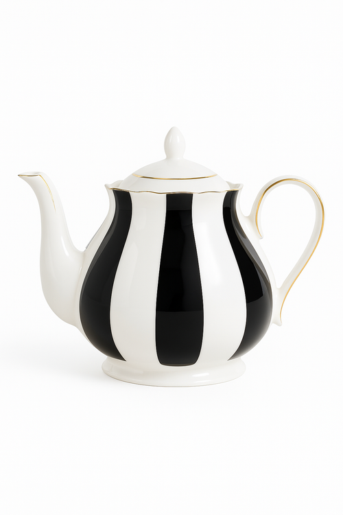 Service a the anglais porcelaine motifs peints main - vue 3 sur 2
