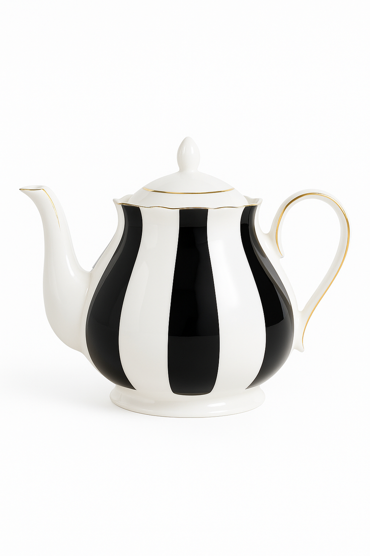 Service a the anglais porcelaine motifs peints main