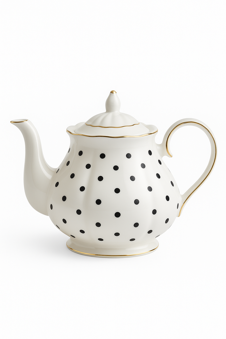 Service à thé anglais porcelaine peinte main vintage