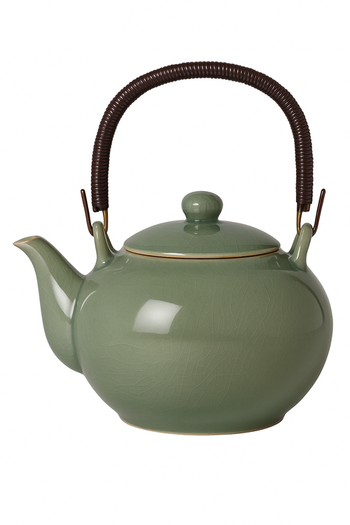 service à thé gongfu japonais porcelaine filtre intégré - vue 3 sur 2