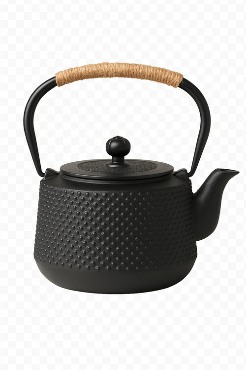 Service à thé japonais en fonte avec infuseur - vue 3 sur 2