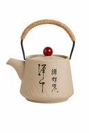 Service à thé japonais rétro céramique grain brut