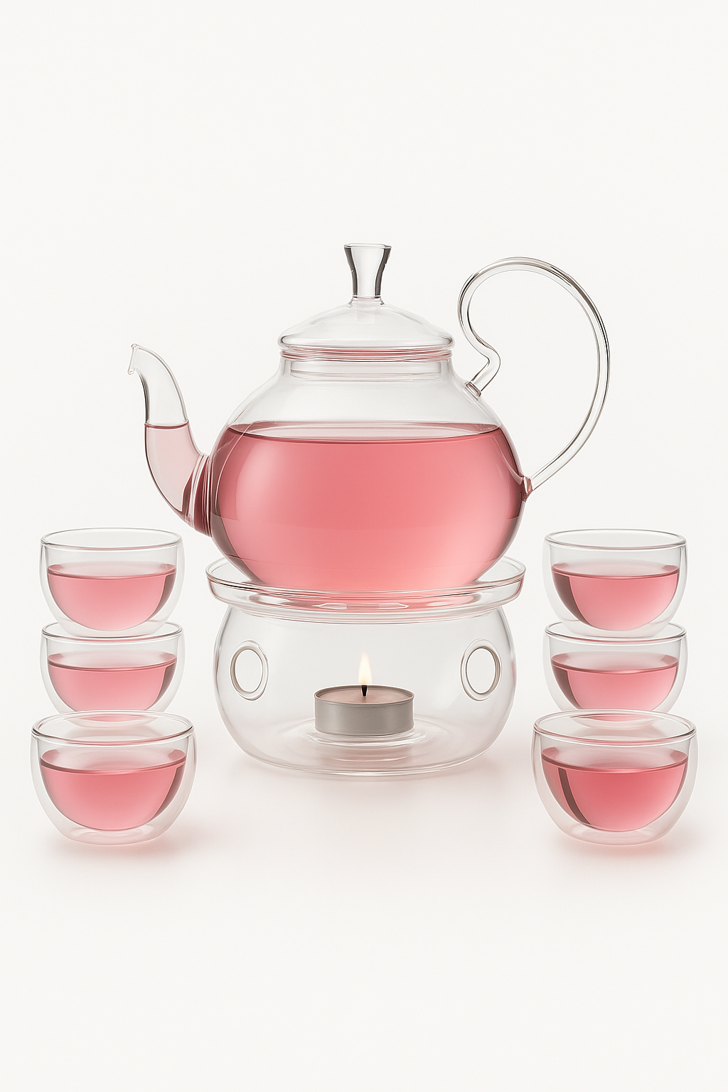 Service a the verre double paroi infuseur 800ml - vue 2 sur 2