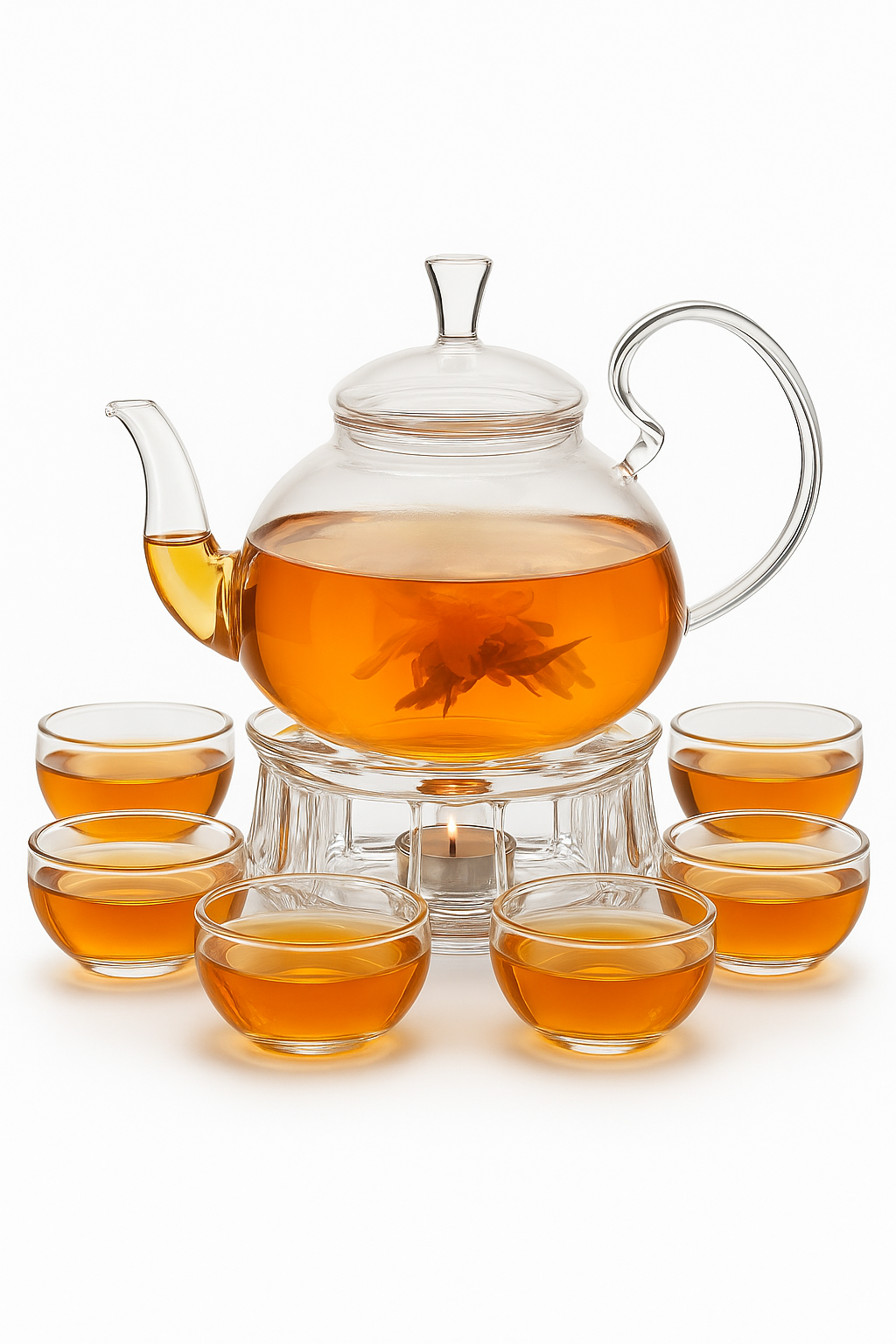 Service a the verre double paroi infuseur chauffe - vue 2 sur 2
