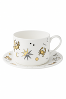 Service à thé vintage céramique italienne tasse plateau