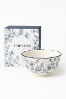 Service assiettes ceramique vintage floral style champetre