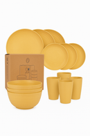 Service de table paille de blé incassable camping