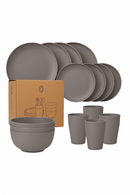 Service de table paille de ble incassable camping