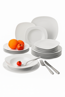 service de table porcelaine 18 pièces 6 personnes