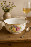 Service de table porcelaine fine floral personnalisable