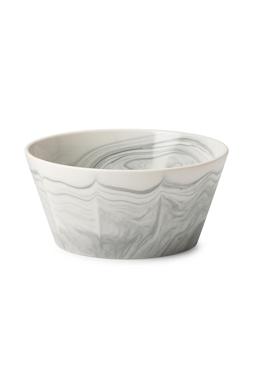 service table 3 bols ceramique effet marbre elegant - vue 2 sur 2