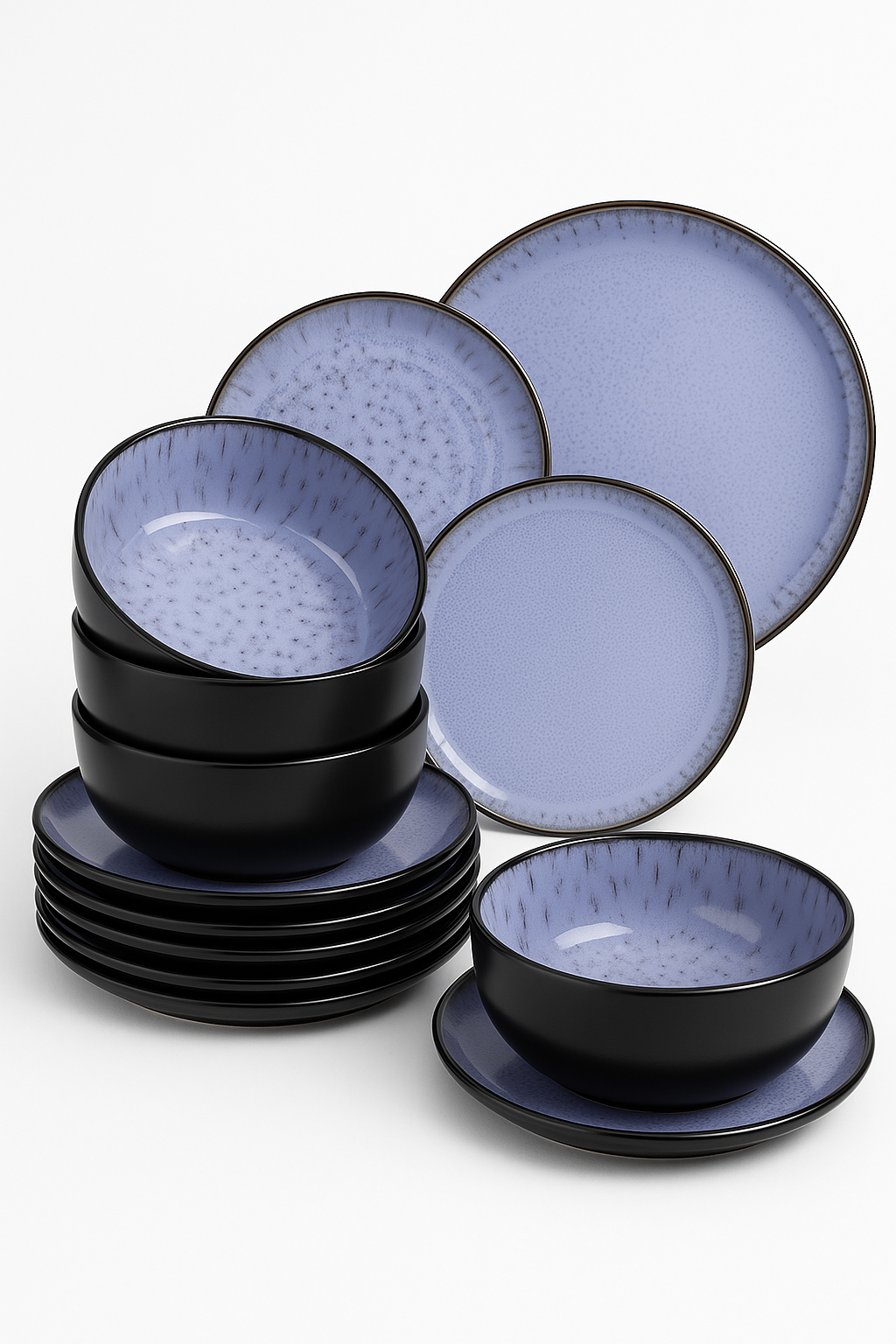 Service table ceramique grees style moderne 12 pieces - vue 2 sur 3