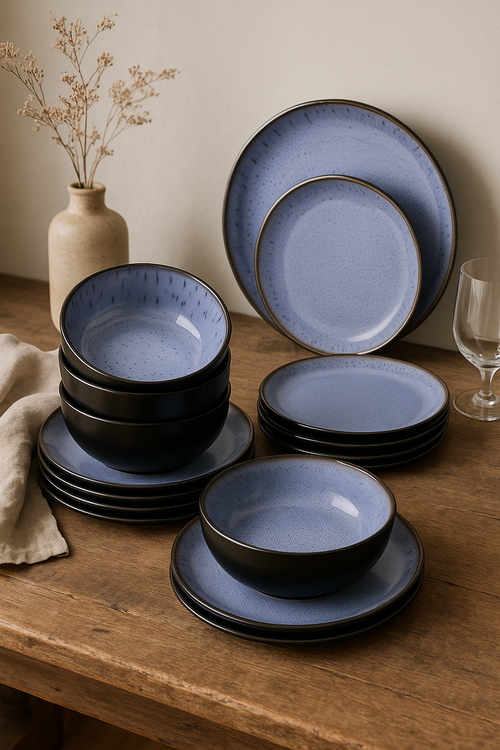 Service table ceramique grees style moderne 12 pieces