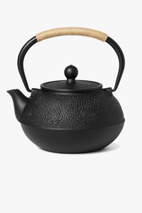 Japanese cast iron tea set with infuser