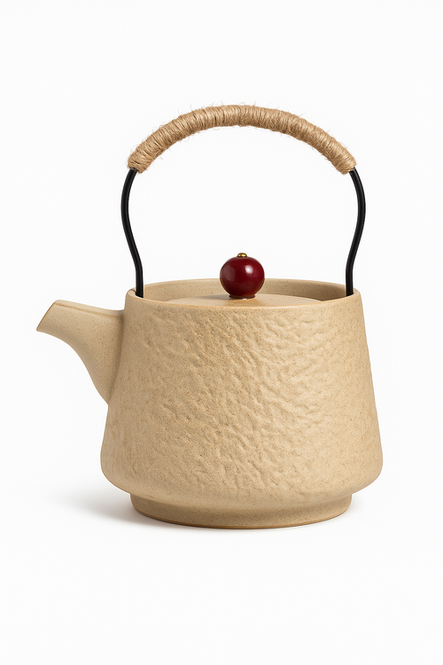 Service thé japonais kungfu céramique théière tasses rétro - vue 3 sur 2