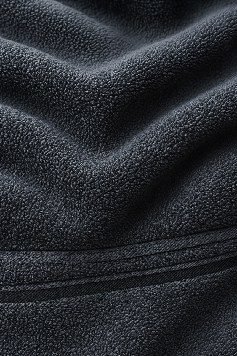 Serviette de bain coton épais rayé grand format