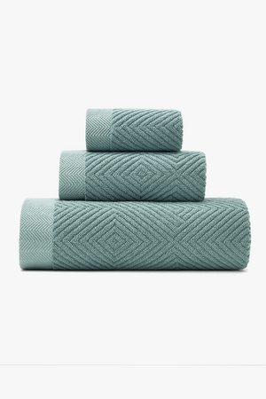Serviette de bain lot 3 coton épais absorbant