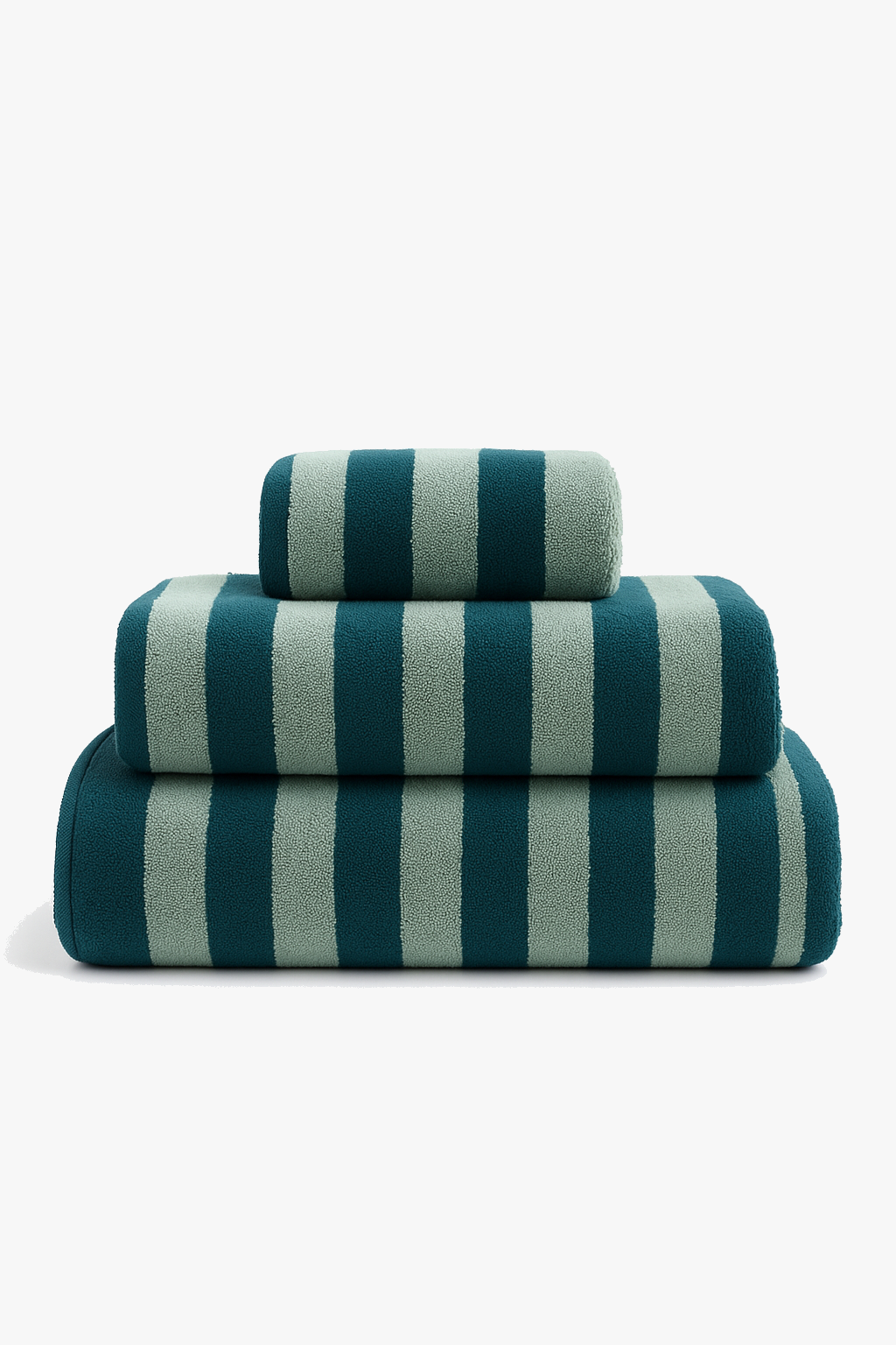 serviette de bain lot 3 rayures modernes absorbantes