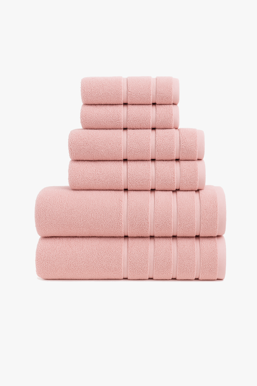 Serviette de bain lot 6 coton set complet