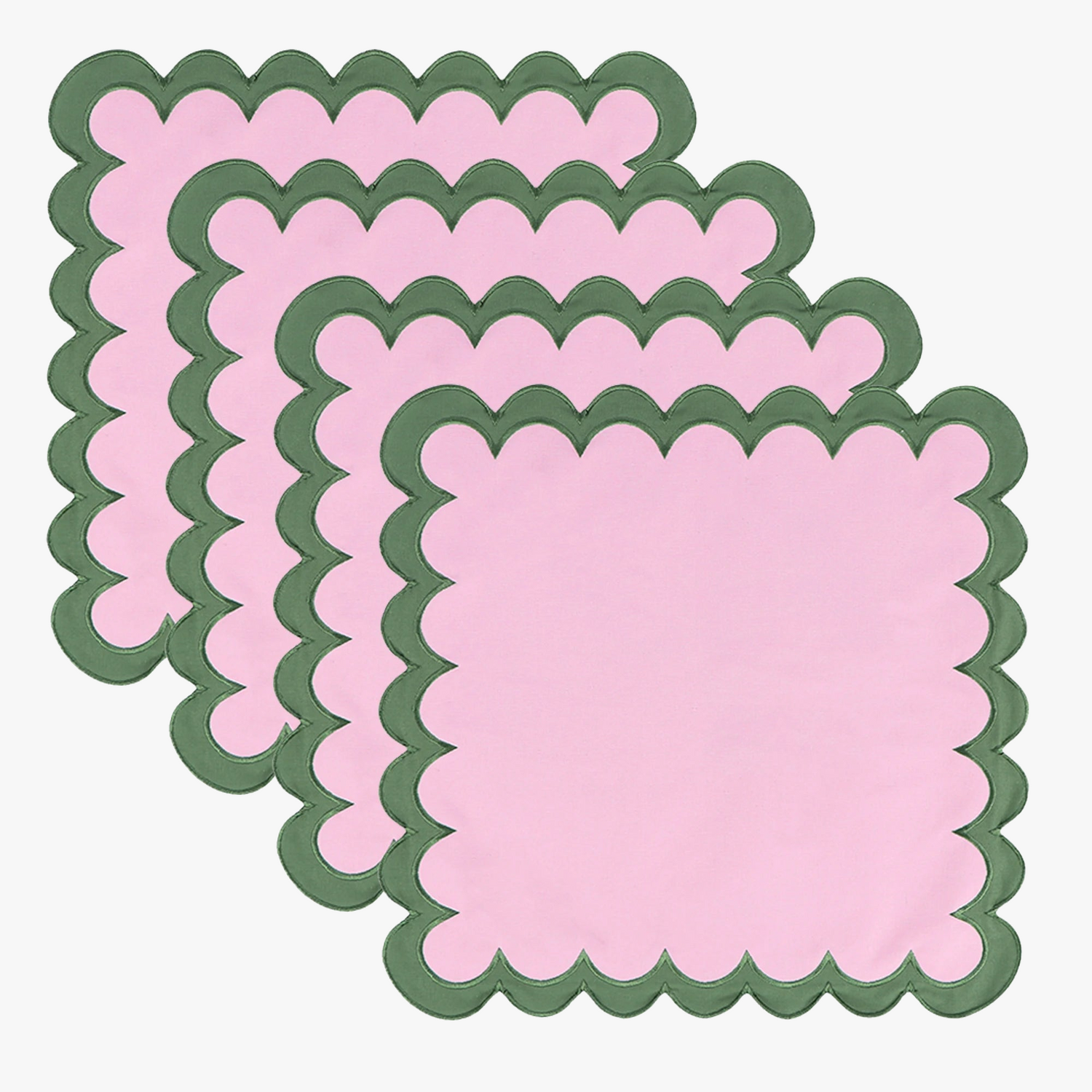 Serviette de table coton lin style moderne lot4