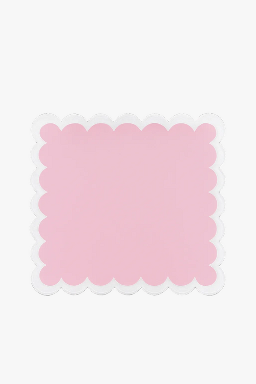 Set de table coton brodé style vintage ondulé