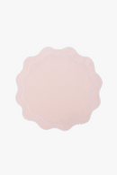 Set de table coton brodé style vintage ondulé